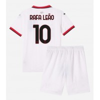 Dječji Nogometni Dres AC Milan Rafael Leao #10 Gostujuci 2024-25 Kratak Rukav (+ Kratke hlače)